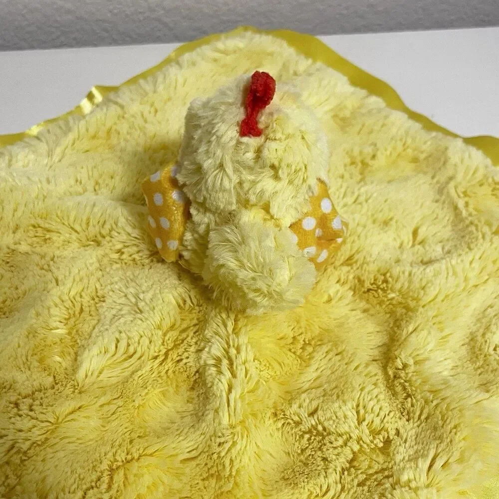 Cloud Island Yellow Chick Chicken Security Blanket Lovey Lovie Satin Blankie